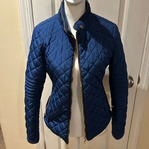 Fitted royal blue jacket by shine star size M